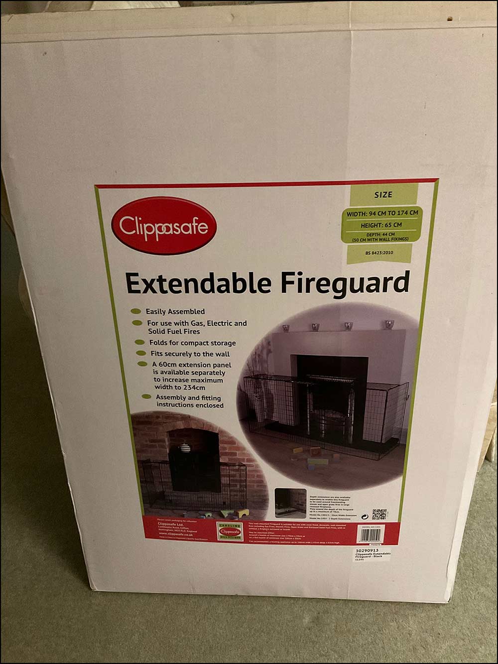 Extendable Fireguard