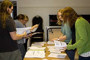 Allotment payment evening at the Old School