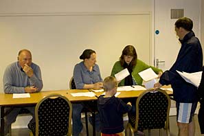 Allotment payment evening at the Old School