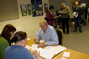 Allotment payment evening at the Old School