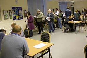 Allotment payment evening at the Old School