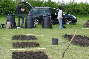 Allotment site on 16th May