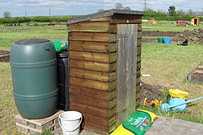 Allotment site on 16th May