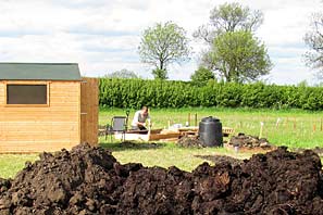 Allotment site on 16th May