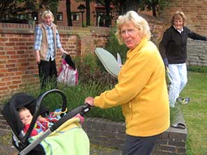 Pifold being tidied by Gadening Club