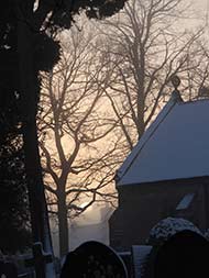 Snow in Cropwell 5-2-12