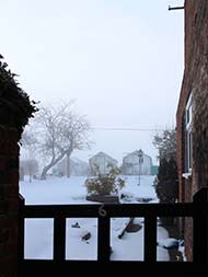 Snow in Cropwell 5-2-12