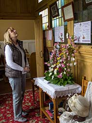 Flowers in Methodist Chapel