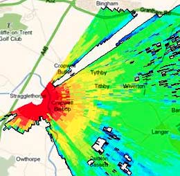 Broadband transmitter map