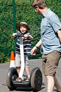 young Segway rider