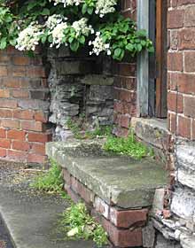 The entrance