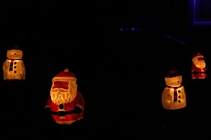 Xmas lights in Cropwell Bishop