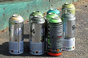 paint cans