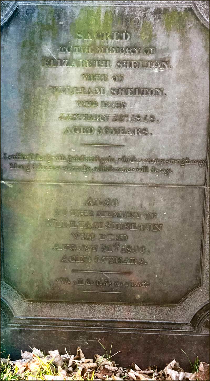 Grave of William and Elizabeth