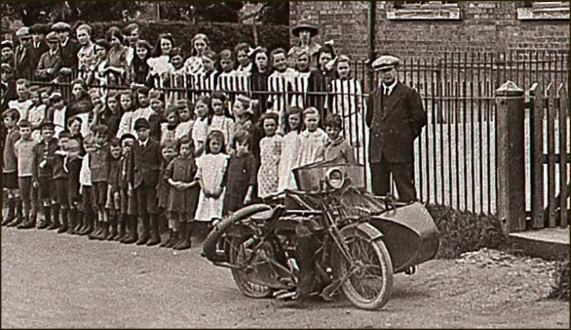 Tom Barratt's motorbike