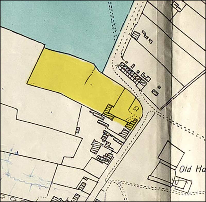 Location of the Thurlby's house and land