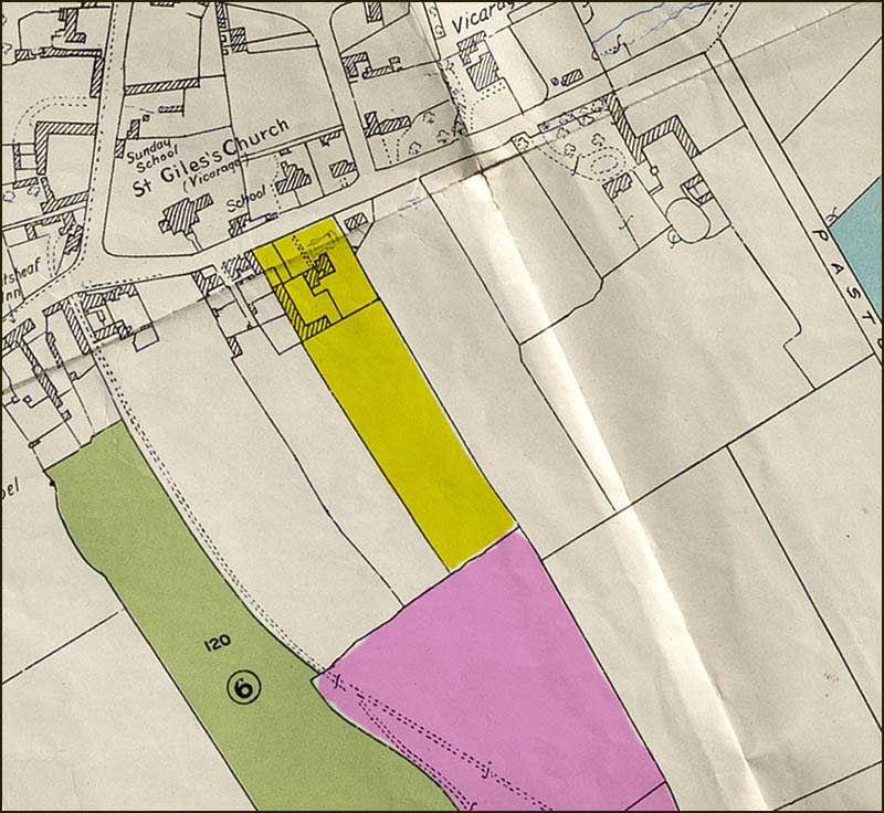 Location of William Hall's farm