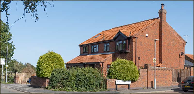 On the left of Springfield Close (2020)