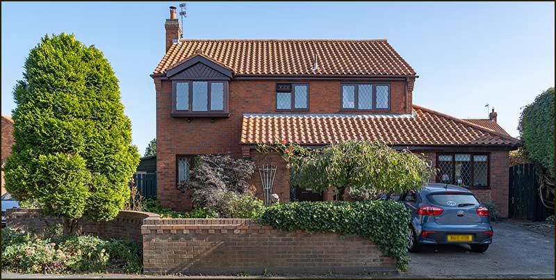 On the right of Springfield Close (2020)