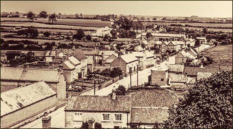1949 view of street where St Giles Way would be built