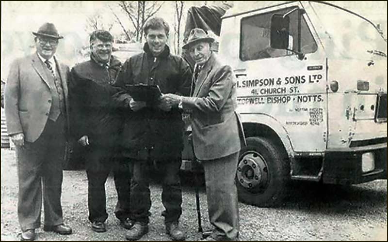 Tom Simpson, Peter Simpson, Paul Simpson and Les Simpson
