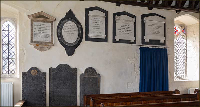 Memorial tablet to John Marshall