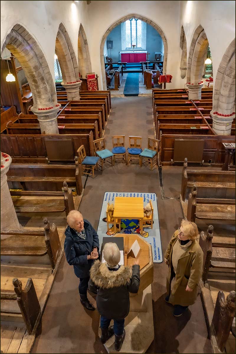 St Giles view from gallery