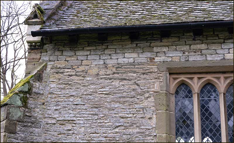 Chancel wall