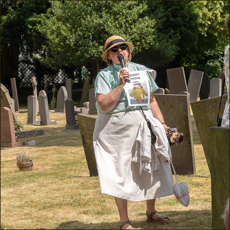 Bronwen Gamble, vicar in 2018