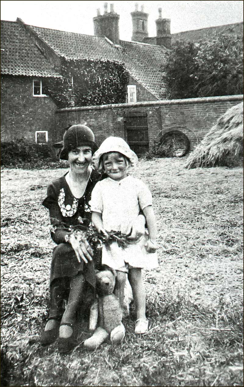 Mrs Brown and daughter Margaret