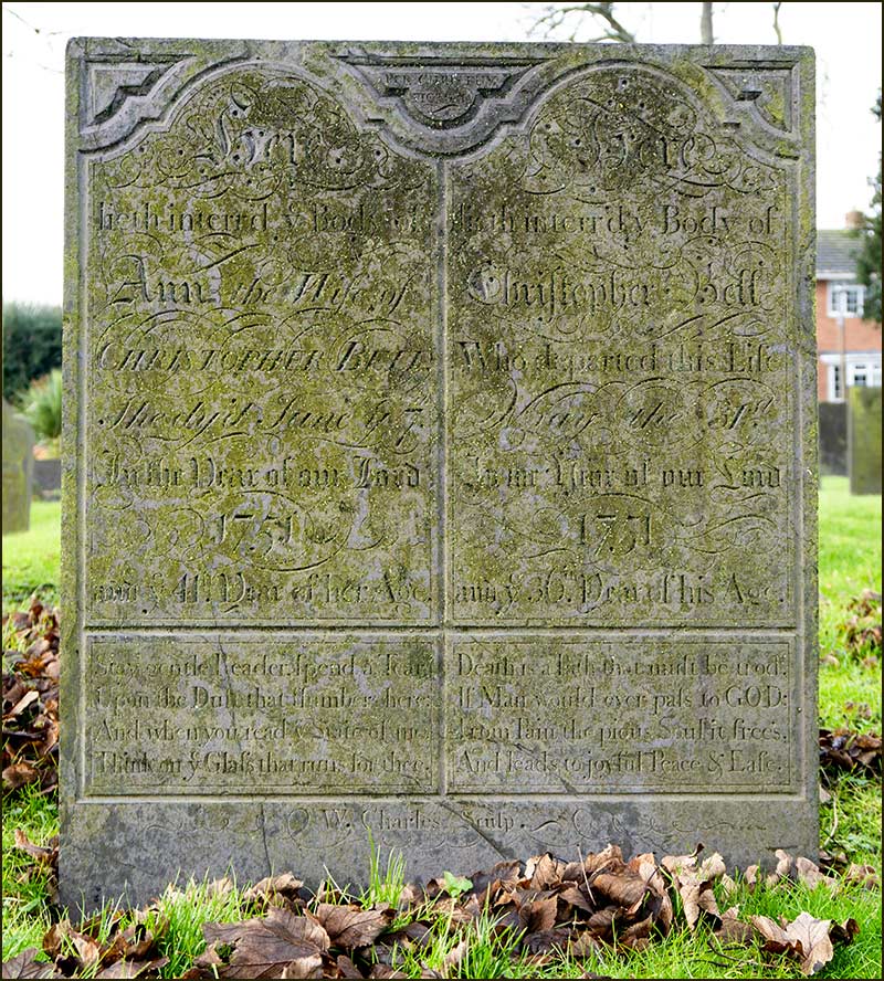 Grave of Christopher and Ann Bell
