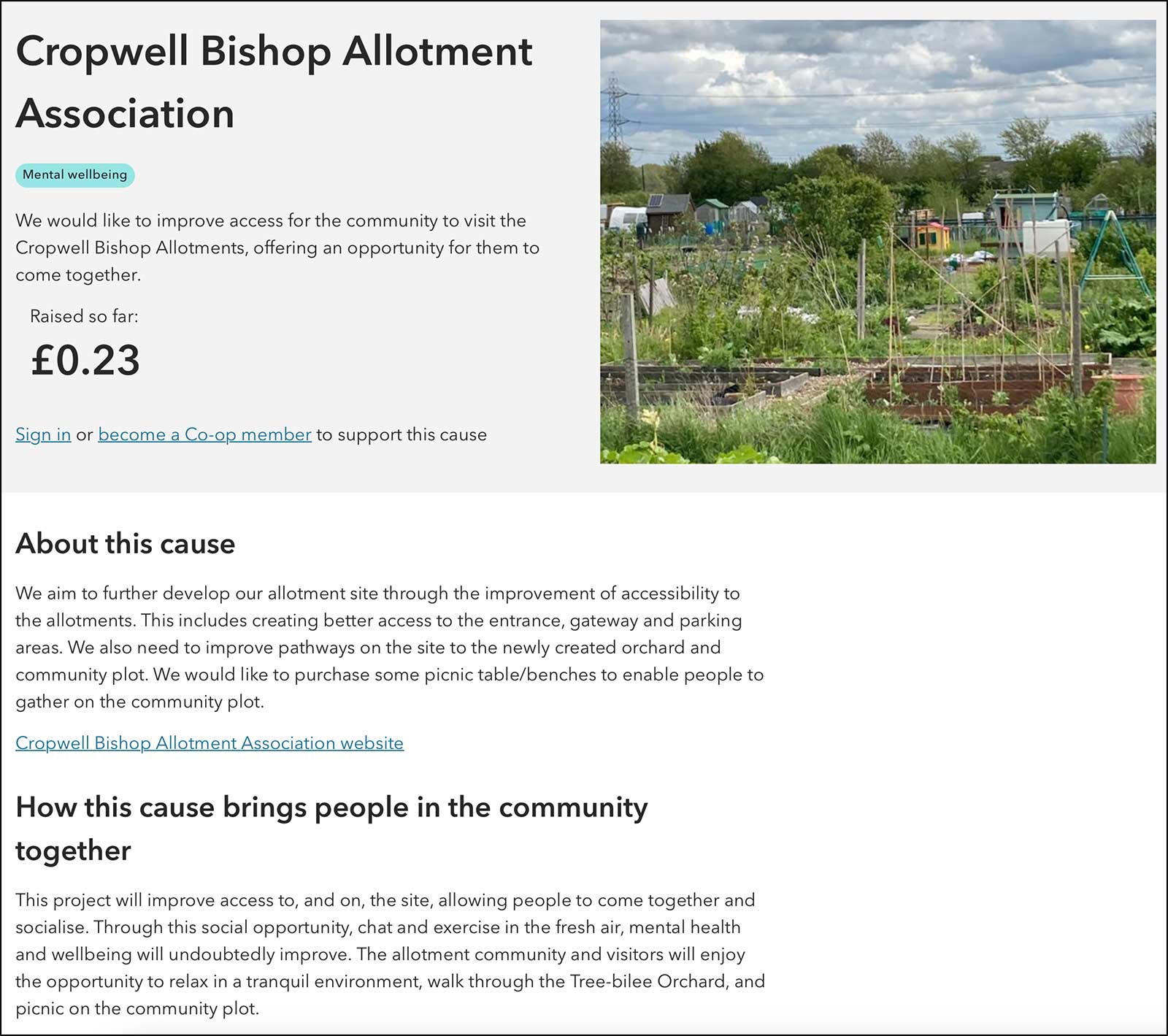 Allotments & Coop