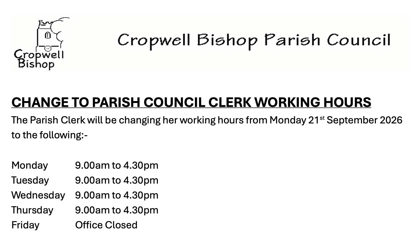 Working Hours
