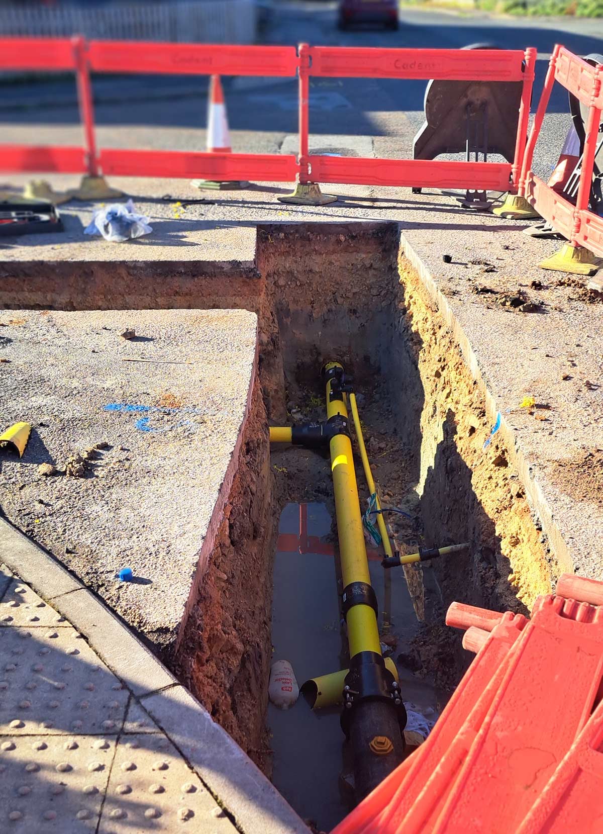 Gas mains